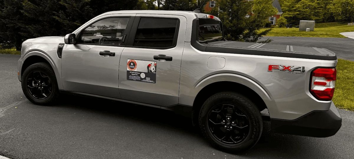 Hi-Tech Appliance Repairs Inc service vehicle — appliance repair Northern Virginia
