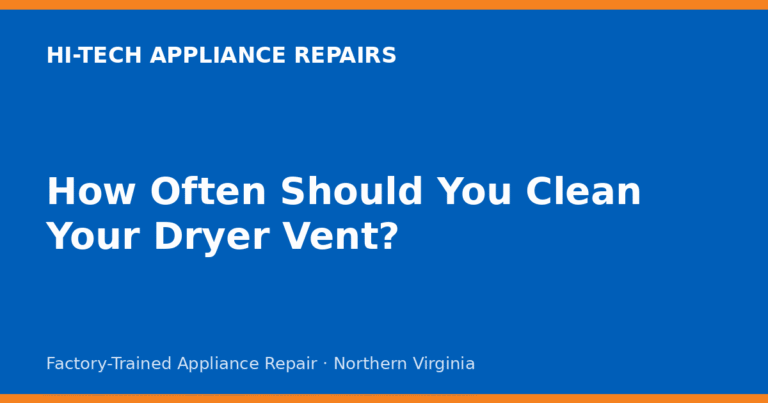 How Often Should You Clean Your Dryer Vent?