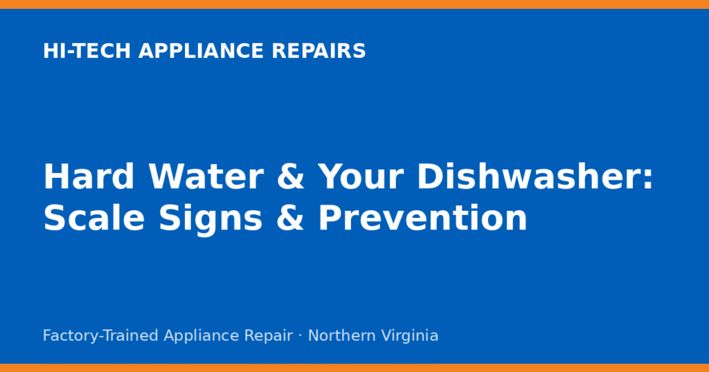 Hard Water & Your Dishwasher: Scale Signs & Prevention