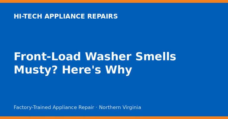 Front-Load Washer Smells Musty? Here’s Why